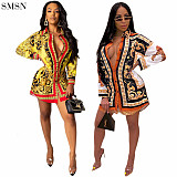 Hot Selling Loose And Sexy Printed Shirt Women Designer T-Shirts Women Fashion Tops