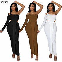 Spring Sexy One Shoulder Two Piece Skirt Set Skirt Two Piece Set Women Sets Two Piece