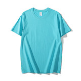 Short Sleeves And Round Collar Casual Pure Cotton Men'S And Women'S T Shirts