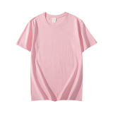 Short Sleeves And Round Collar Casual Pure Cotton Men'S And Women'S T Shirts