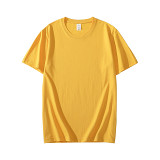 Short Sleeves And Round Collar Casual Pure Cotton Men'S And Women'S T Shirts