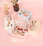 Fur round bag children's fashion cute cartoon little girl messenger chain princess bag wholesale