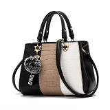 Spliced Single Shoulder Handbag Simple And Stylish Crossbody Bag
