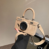 Matte Texture Camera Bag Handbag Shoulder Bag Cross Body Bag
