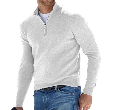 Men'S Long Sleeve Cashmere Bottom Shirt