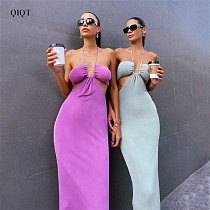 High Quality Night Dresses Women Club Dresses Ladies Hollow Out Bodycon Dress