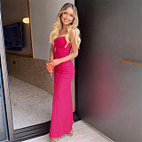 New Arrival Fashionable Casual Dresses Women Party Dresses Hollow Out Halter Dress Lady