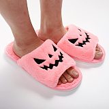 Women'S Large Size Embroidered Cotton Slippers With Soft Soles