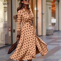 Good Quality Fashion Women Clothing Dress Elegant Casual Dresses Satin Dresses