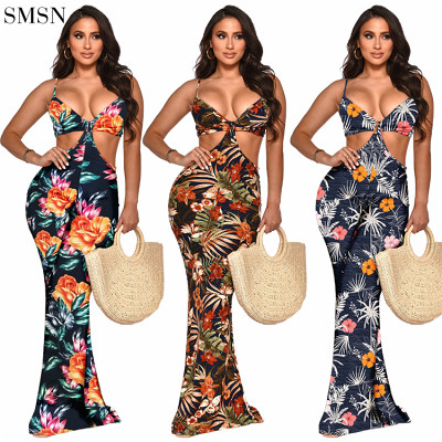 Sleeveless Summer Beach Breast Summer Jumpsuit 2022 Bodysuits Sexy Rompers For Women