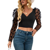 Latest Design Womens Clothes Tops Blouses Women Top Lace Ladies Tops For Women