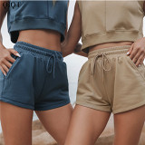 Casual Vest Sleeveless Shorts Two Piece Set