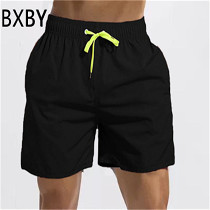 Wholesale clothing Elastic Summer 2022 Short Pants Solid Color Casual Men Bottoms
