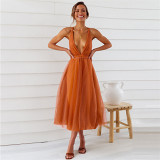 New Arrival Fashionable Summer Clothes Casual Dresses Women Chiffon Dress Woman