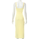 New Design Summer Clothes Casual Dresses Women Knit Dress Elegant Casual Dresses