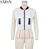 wholesale Women's uniform  spring versatile vest solid color top