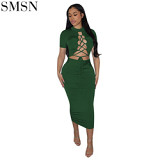hot seller strap midriff slimming hip wrap one-step dress hollow out women dress