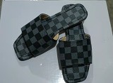 2022 Casual home fashion sandals plaid flat slippers