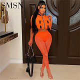 Amazon women new summer vest personality breasted + mesh commuting 2 piece set two piece set women clothing