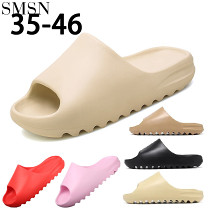 2022 Summer square slippers large size matching color outdoor wear beach cool slippers