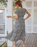 Fashion women dress Sexy and flowing Dress 2022 Spring/summer printed holiday dress
