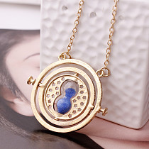 Harry Potter Time Turner Hourglass necklace