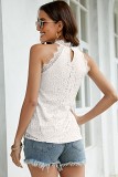 new summer 2022 Amazon lace neckwear sweet vest