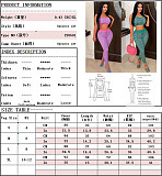 Two Piece Set Women Clothing Amazon summer 2022 New geometric knit suit women's pants two-piece set