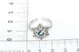 Sell like hot gold ring noble temperament flower modelling diamond ring