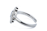 Sell like hot gold ring noble temperament flower modelling diamond ring