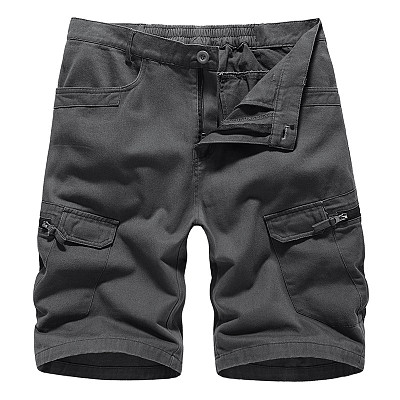 Summer new men's overalls shorts camouflage loose large size casual men's five-point pants