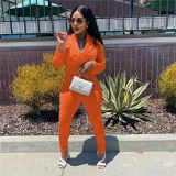 Business casual apparel women solid color women one piece jumpsuits women's clothing 2022