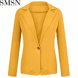 Spring Women Clothing Long Sleeve Coat Suit Slim Cardigan Office Ladies Thin Blazer Woman Jacket Blazers