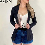 Spring Women Clothing Long Sleeve Coat Suit Slim Cardigan Office Ladies Thin Blazer Woman Jacket Blazers