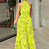 Bodycon Jumpsuit 2022 new arrivals sleeveless halter jumpsuit women elegant sexy jumpsuits