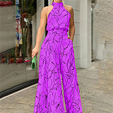 Bodycon Jumpsuit 2022 new arrivals sleeveless halter jumpsuit women elegant sexy jumpsuits
