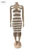 Fashion Women Dress Fringed Wave Crochet Ladies Dress women's clothing Casual Dress