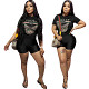 Two piece outfits New sequined Cat Head Lady two piece set for summer 2022