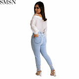 European and American fashion Amazon AliExpress wish hot sale solid color sling women shirt