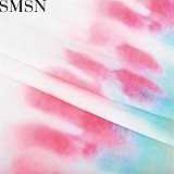 2 piece set women new printed tie dye fashion casual set
