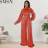 Bodycon jumpsuit plus Size Women Clothes Wholesale Supply Long Sleeve One Piece Straight Pants