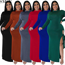 Plus Size Dress large size fall women clothing wholesale supply zipper band leg dress