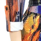 2022 Hot Ladies Loungewear 2 PCS Tie Dye Plus Size Autumn Women Two Piece Pants Set