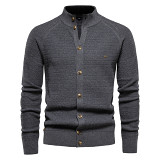 European and American top autumn and winter New cardigan men sweater high quality business sweater
