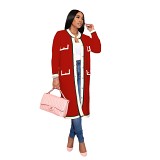 Amazon foreign trade women clothing autumn and winter French minority coat