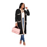 Amazon foreign trade women clothing autumn and winter French minority coat