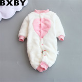 Clothes for babies spring and autumn male and female baby rompers newborn baby home jumpsuit