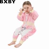 Children split leg sleeping bag baby jumpsuit children pajamas children clothing wholesale