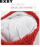 Baby sleeping bag starfish lambswool split leg sleeping bag quilted thickened warm baby sleeping bag anti kicking blanket