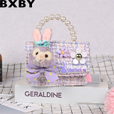 New spring and Summer 2022 Cute Princess Bunny casual children bag